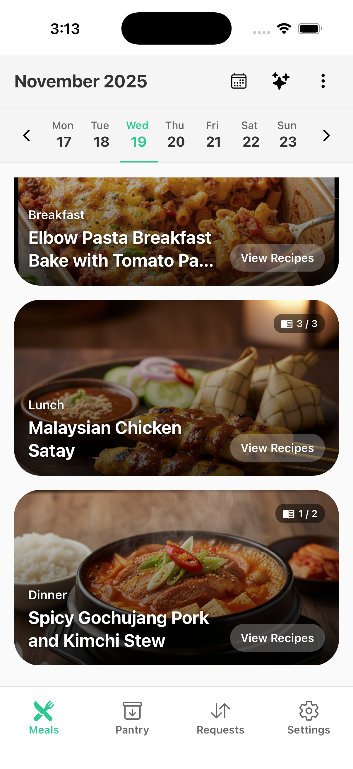 OurMenu App Demo